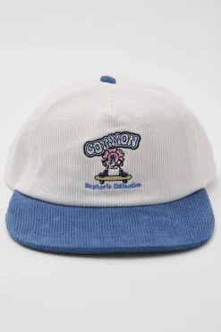 Euphoria Cord Skate Cap White/Blue