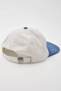 Euphoria Cord Skate Cap White/Blue