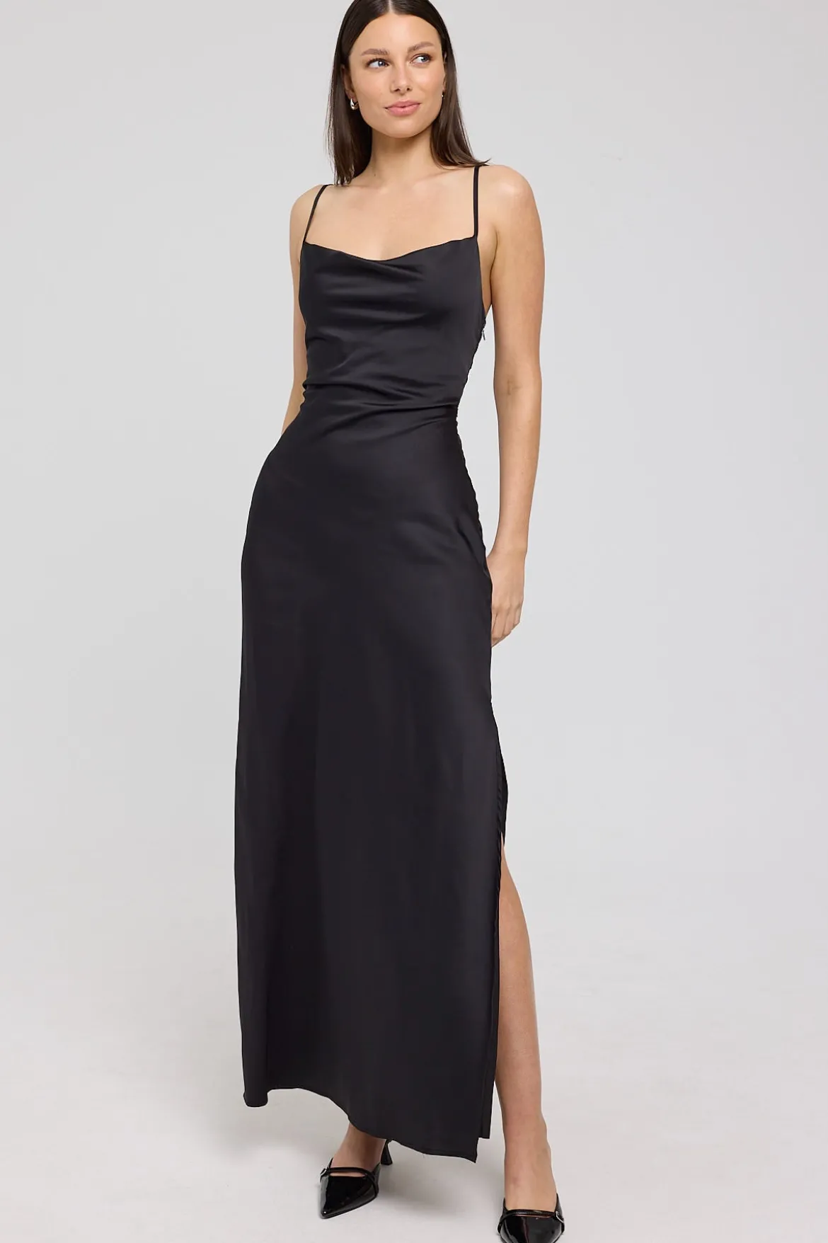 Evie Recycled Maxi Dress Black