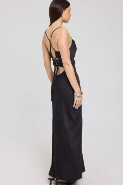 Evie Recycled Maxi Dress Black