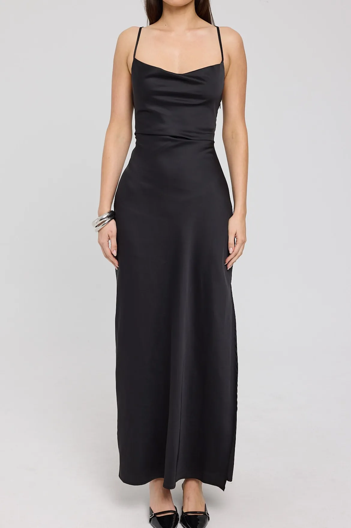 Evie Recycled Maxi Dress Black