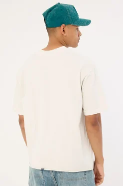 Excitement Excitement Embro Box Fit Oversize Cropped Ra Lily White