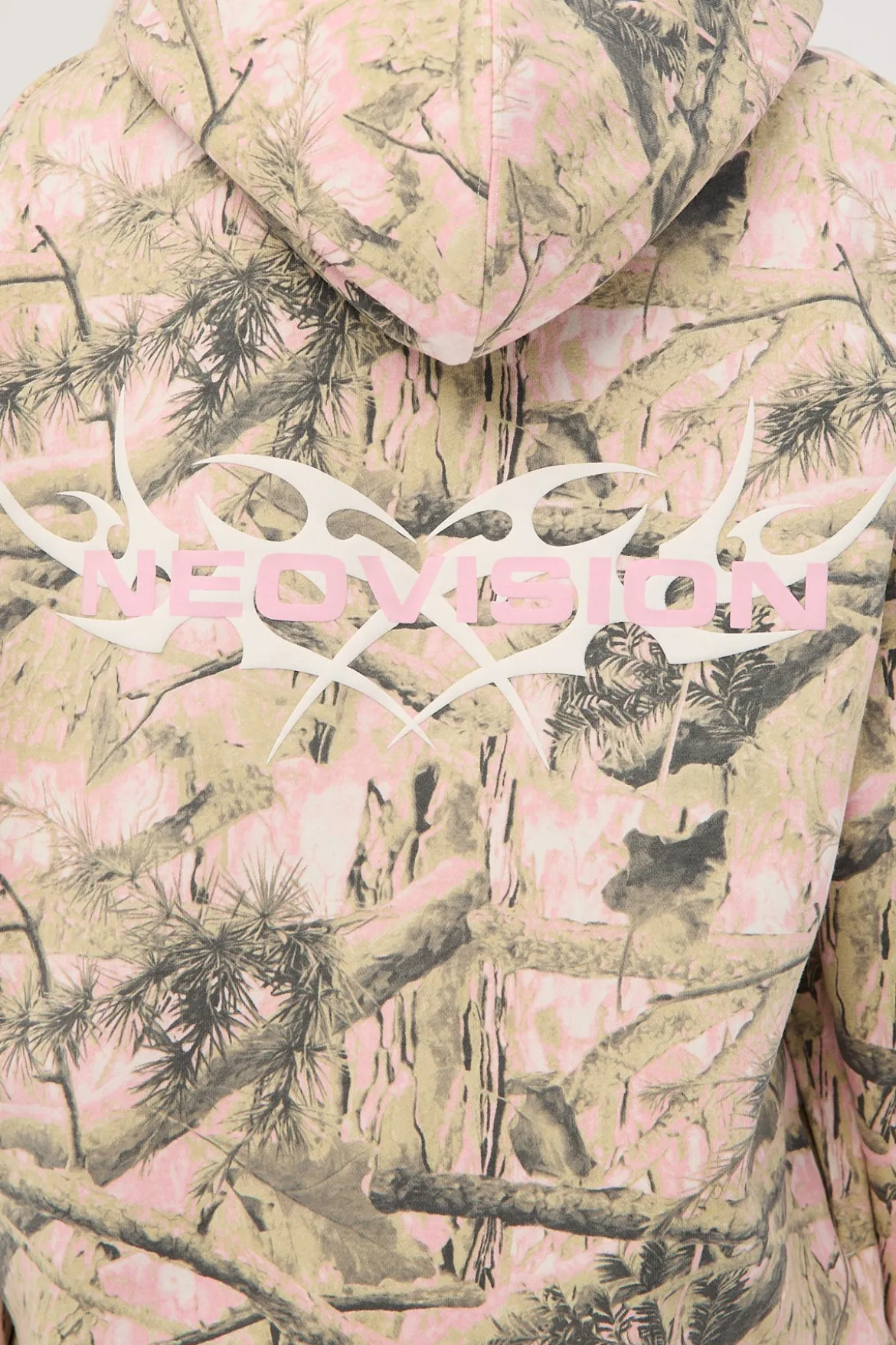 Exhibit Camo Relaxed Hoodie Pink Camo