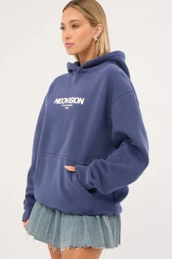 Exhibit Relaxed Hoodie Washed Steel