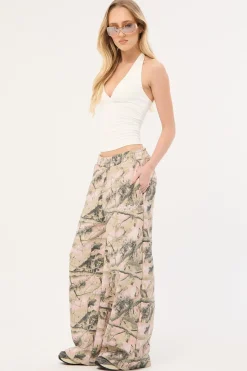 Exhibit Straight Leg Sweatpant Pink Camo