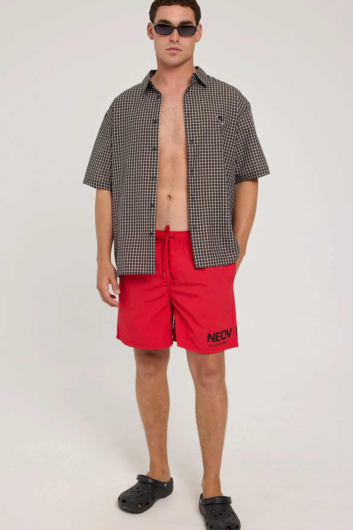 Exhibit Swim Short Red