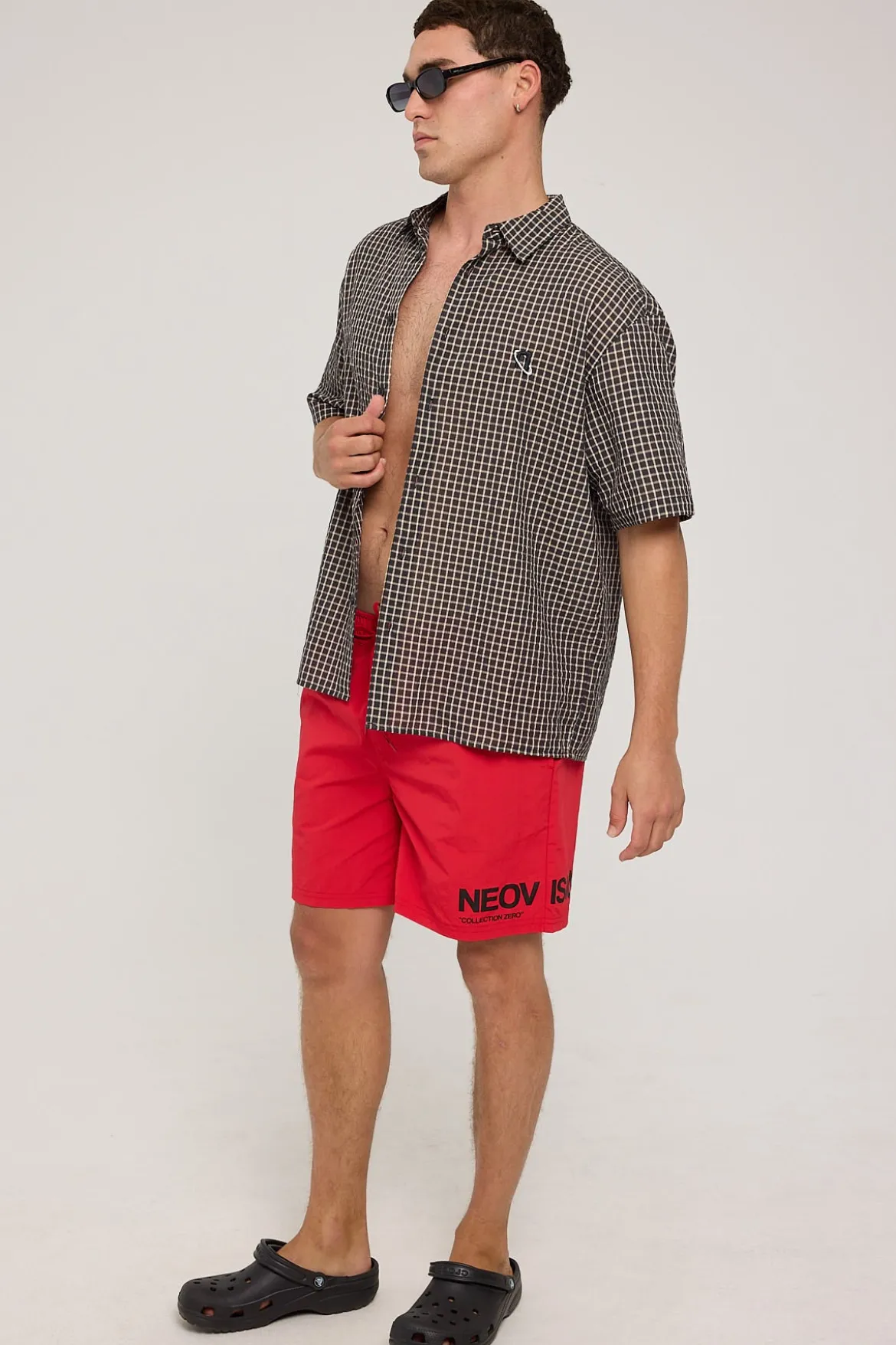 Exhibit Swim Short Red