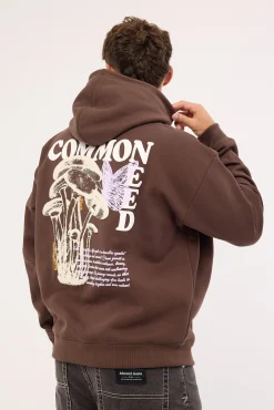 Fable Boxy Hoodie Dark Fudge