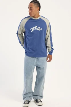 Fade-R Long Sleeve Tee Atlantic Blue Atlantic Blue