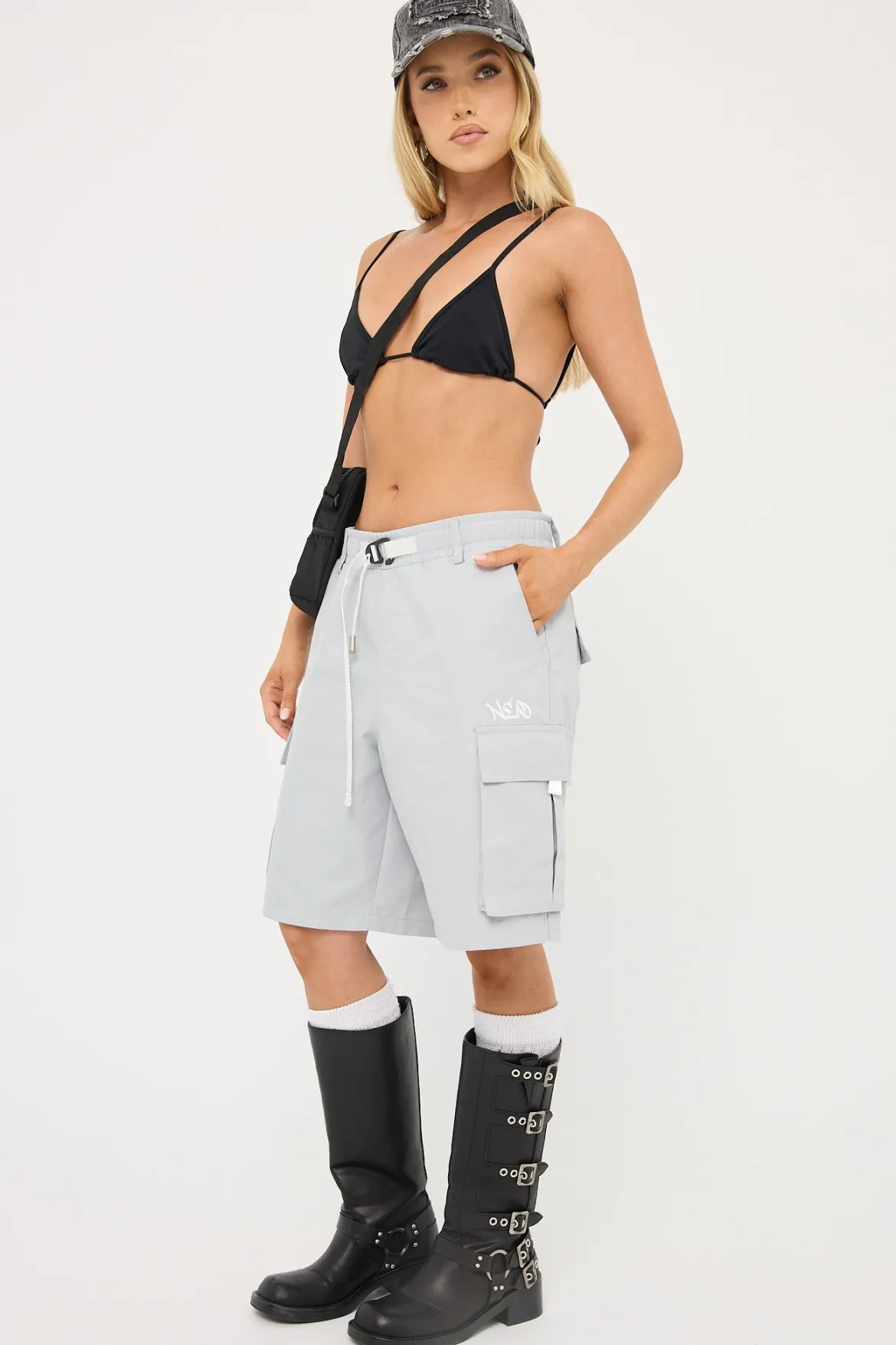 Fatal Cargo Short Grey