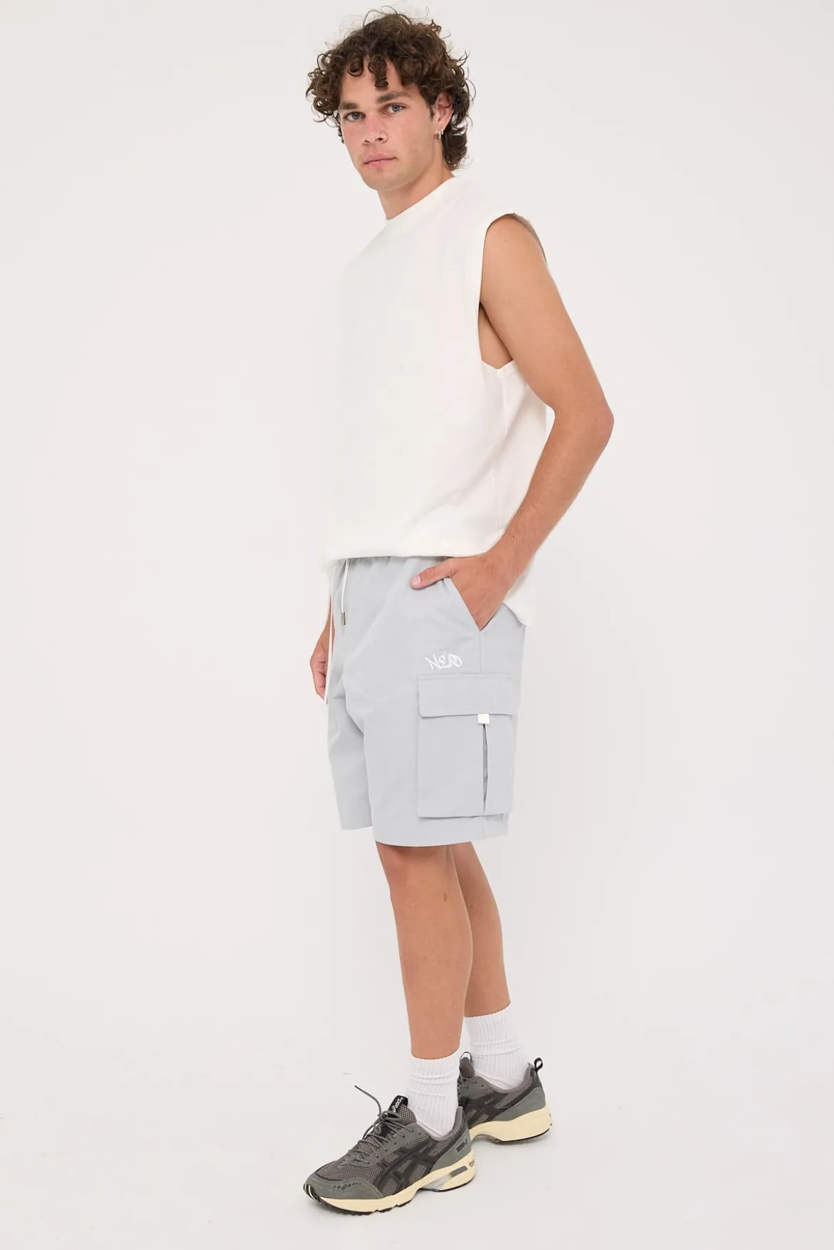 Fatal Cargo Short Grey