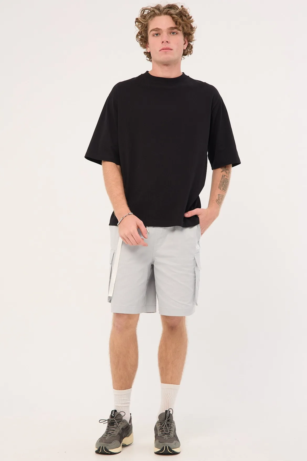 Fatal Organic Cargo Short Grey