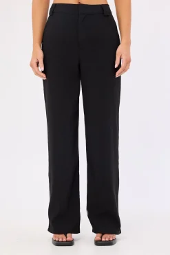 Fay Petite High Rise Recycled Pant Black