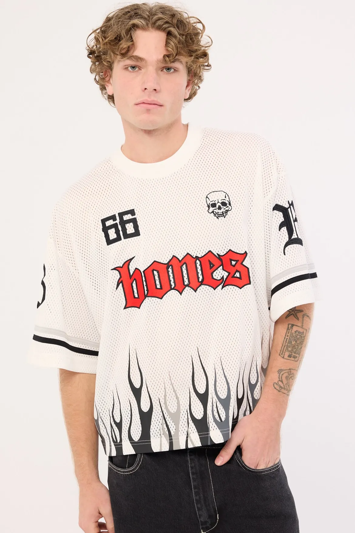 FC Burner Mesh Jersey White Mesh