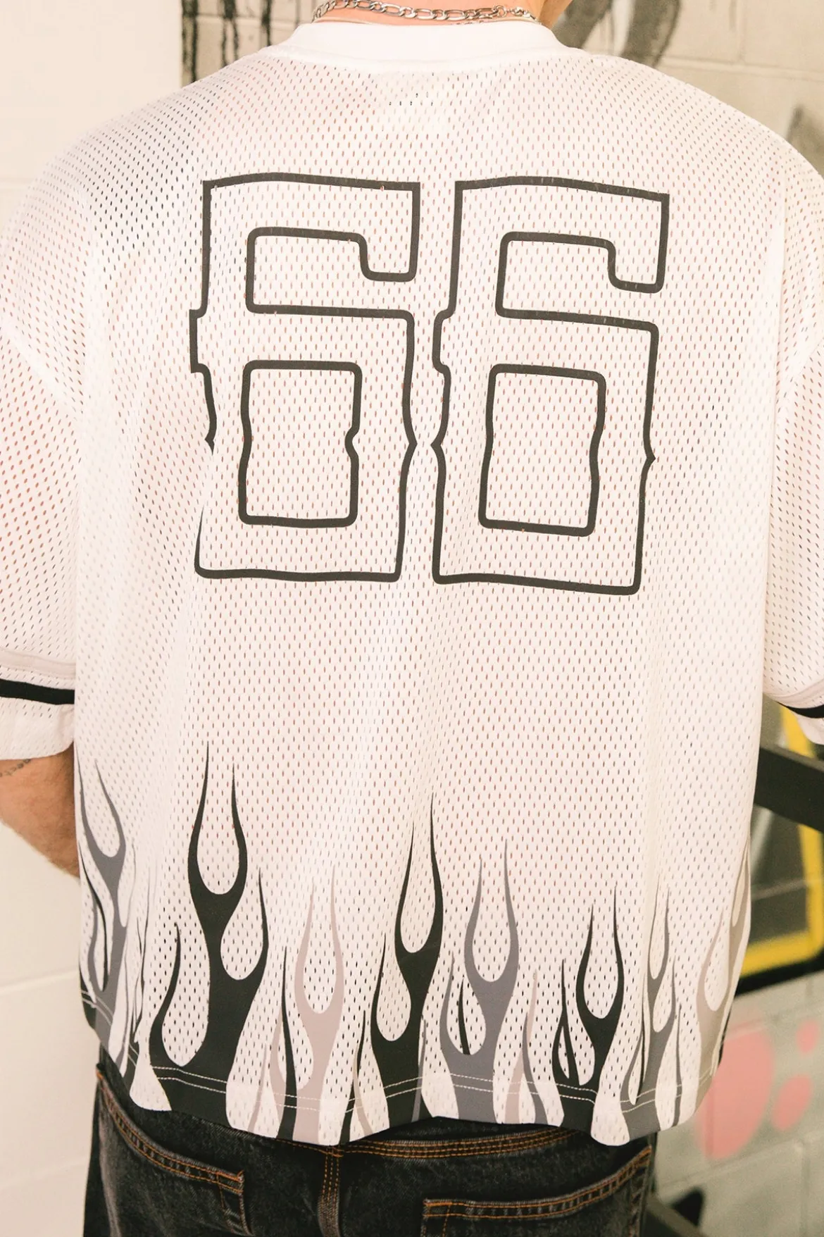 FC Burner Mesh Jersey White Mesh
