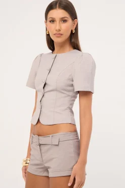 Femme Blouse Grey