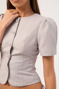 Femme Blouse Grey