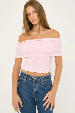Field Of Dreams Top Pink