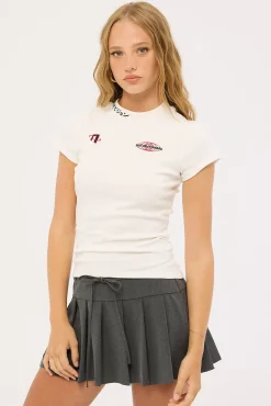 Firearm Baby Tee Off White