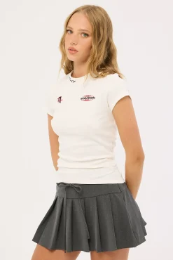 Firearm Baby Tee Off White