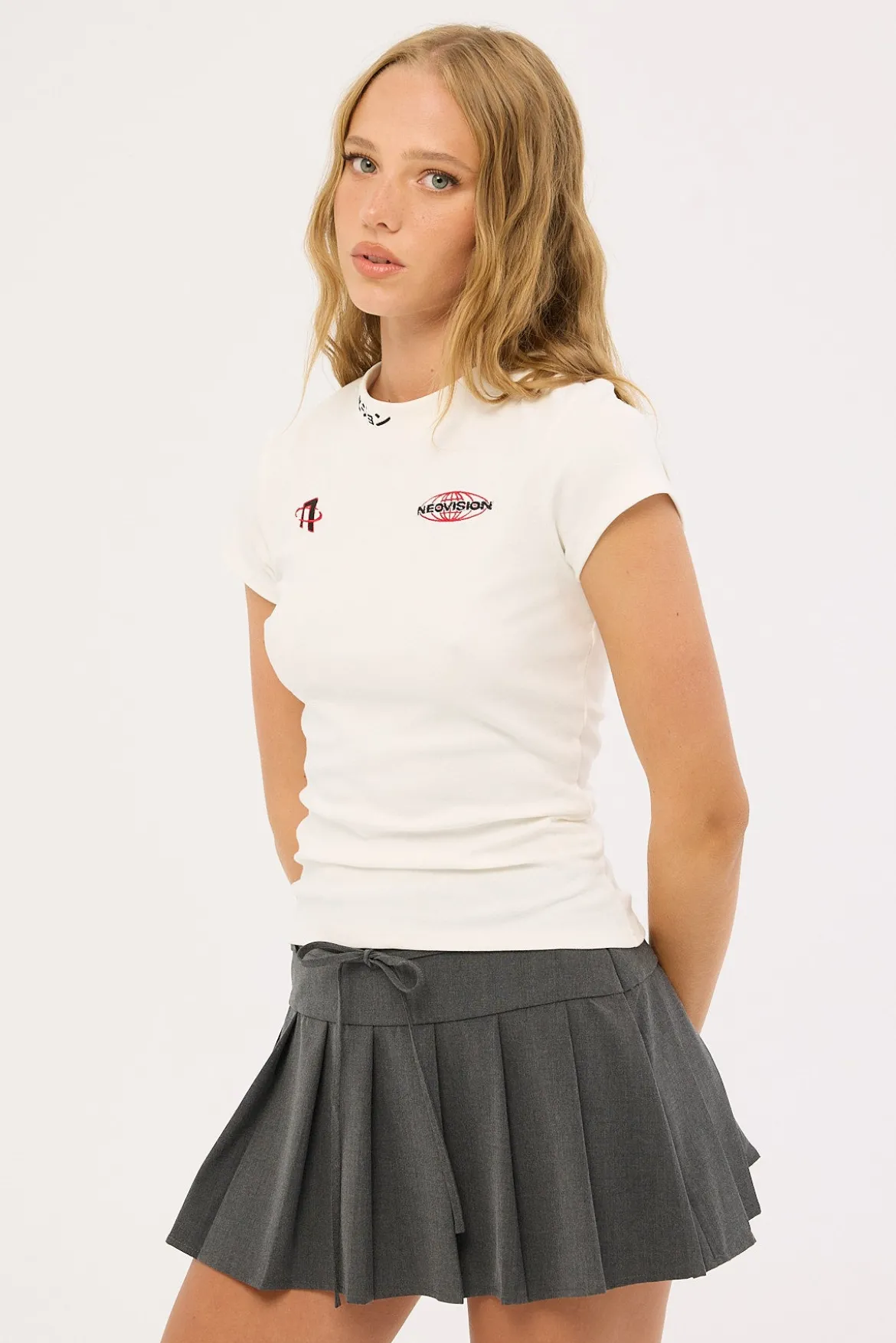 Firearm Baby Tee Off White