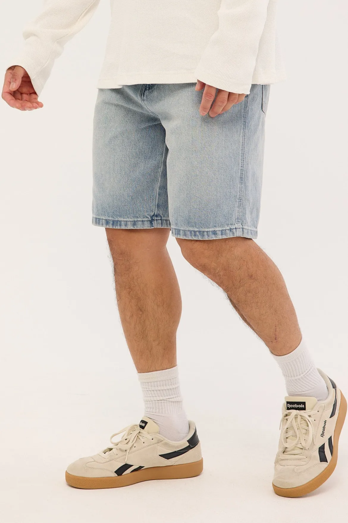 First Class Denim Jort Cloud Blue Denim