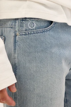 First Class Denim Jort Cloud Blue Denim