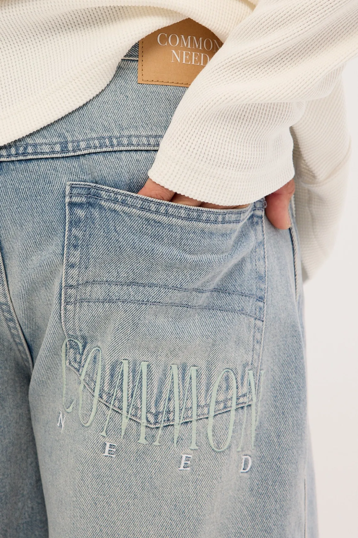 First Class Denim Jort Cloud Blue Denim