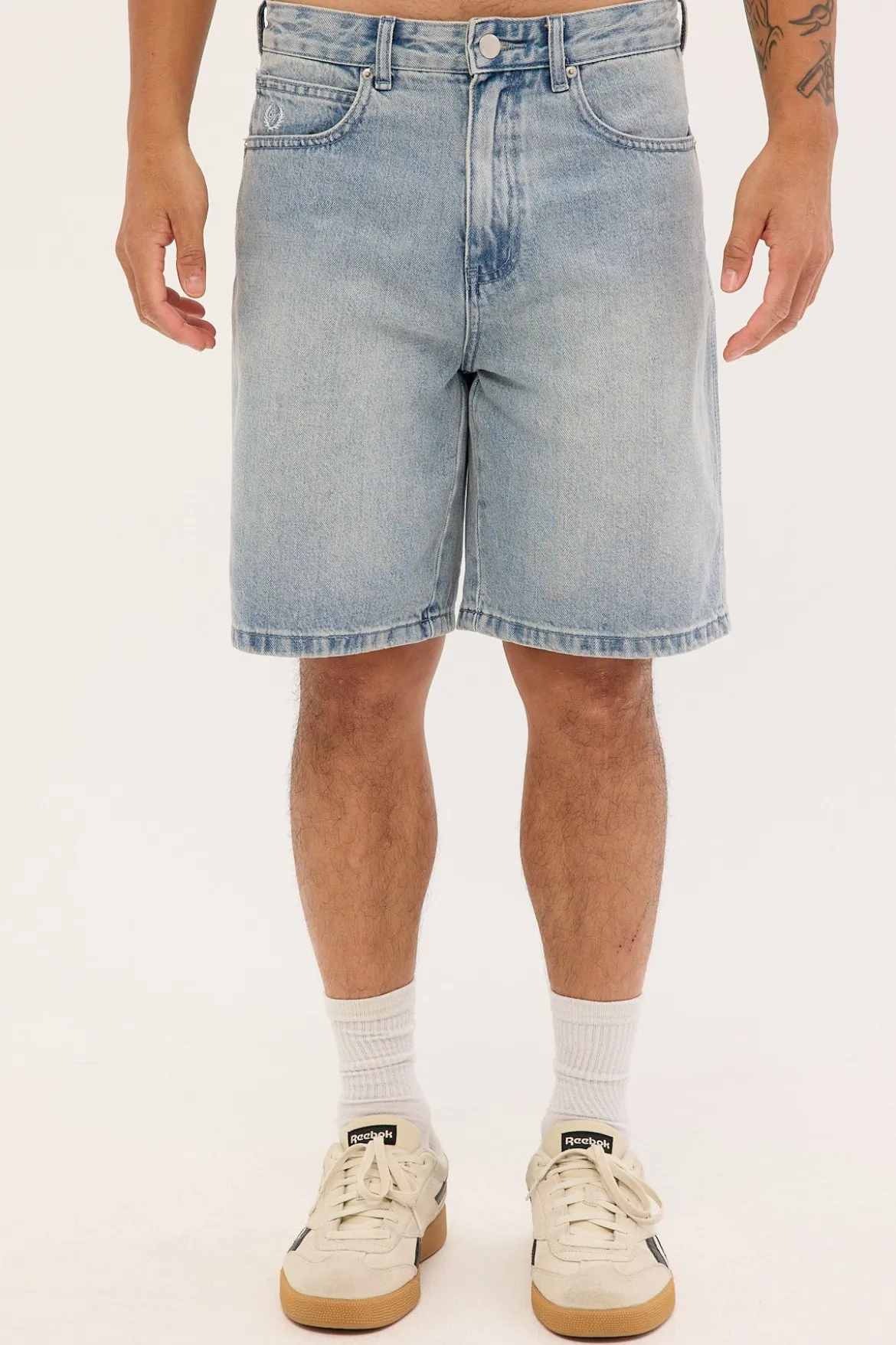 First Class Denim Jort Cloud Blue Denim