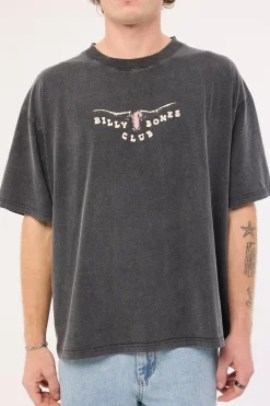 Flash Club 4.0 Oversized Boxy Tee Washed Black