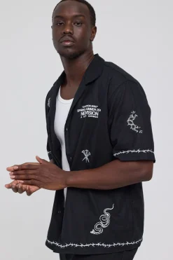 Flash Resort Shirt Black