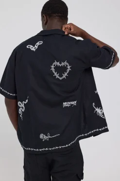 Flash Resort Shirt Black