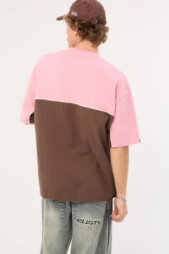 Flava Heavy Tee Java/Pink