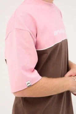 Flava Heavy Tee Java/Pink