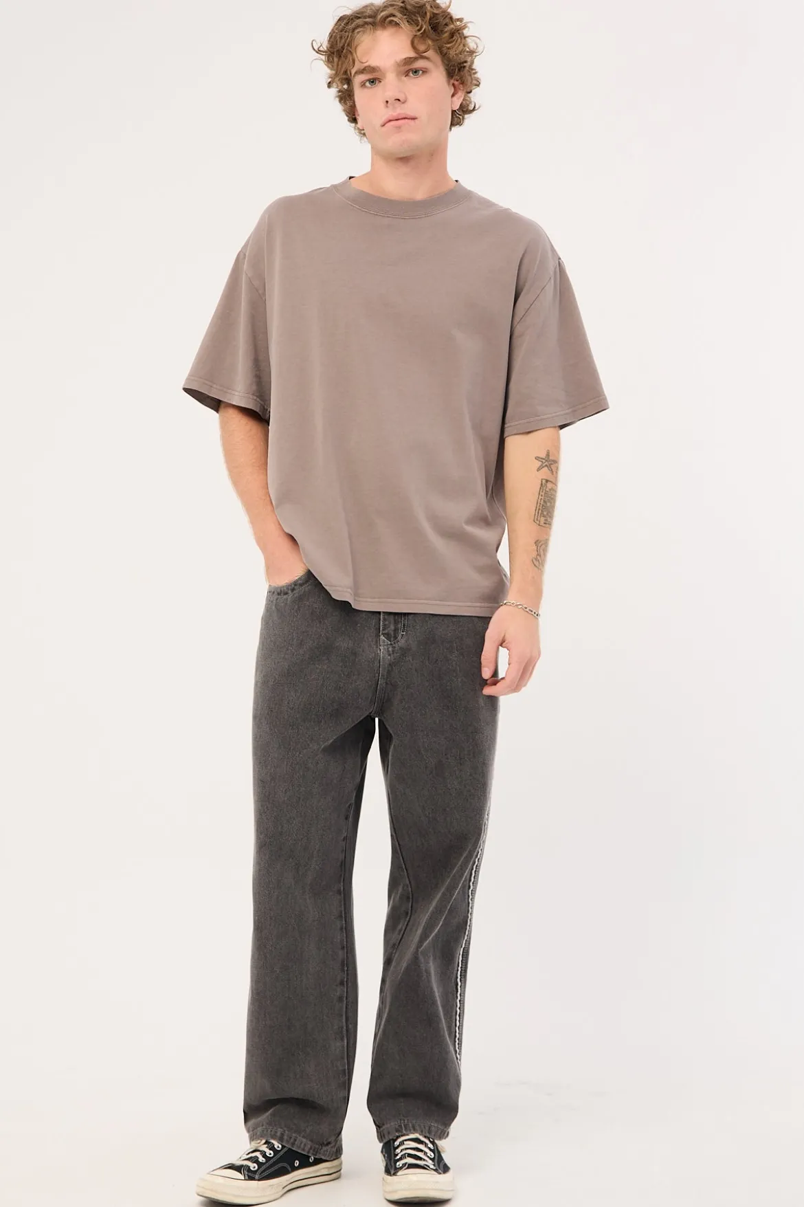 Flip Daddy 2.0 Baggy Jean Stone Black