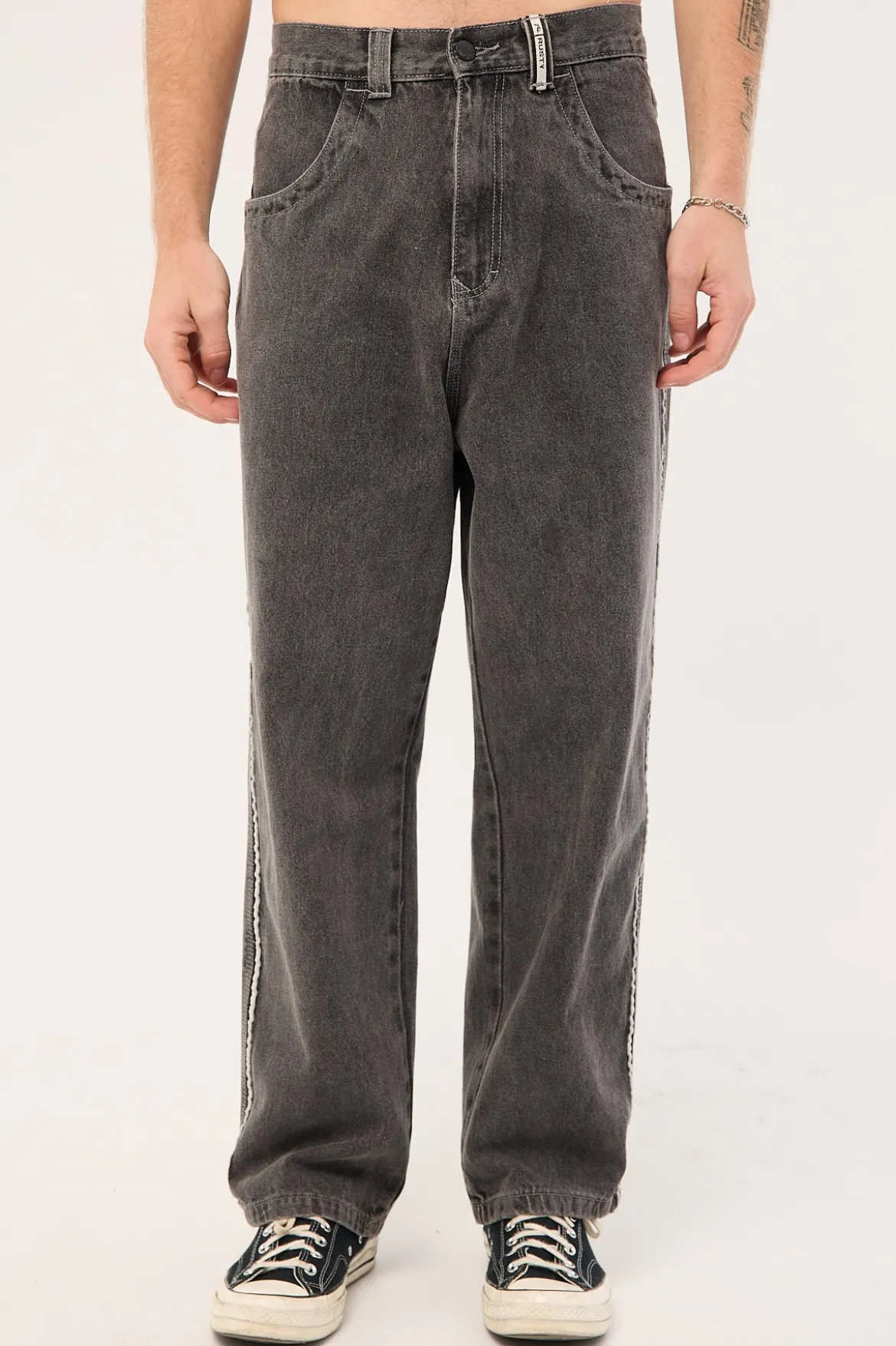 Flip Daddy 2.0 Baggy Jean Stone Black
