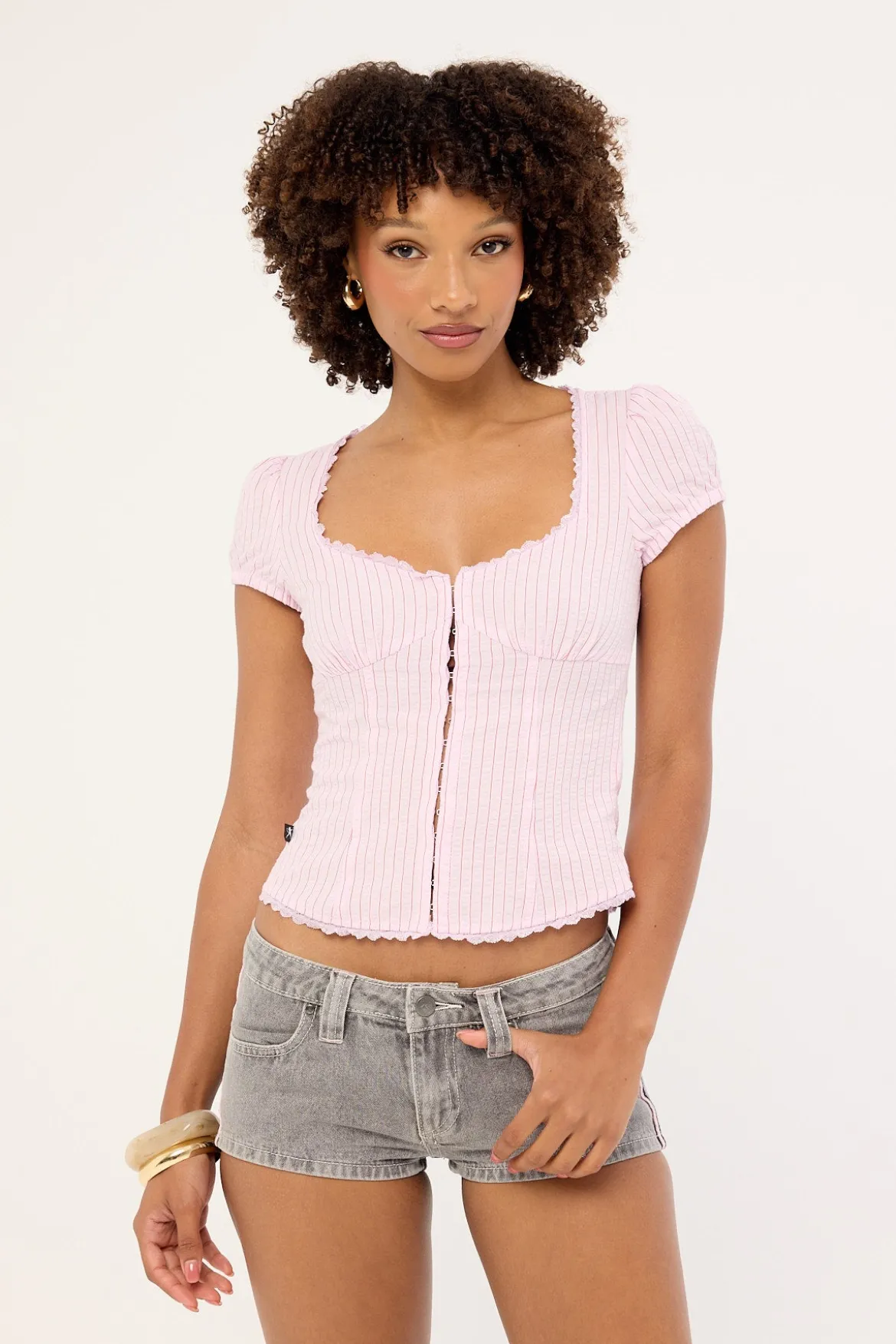 Flip Mommy Low Rise Micro Shorts London Summer/Baby Pink