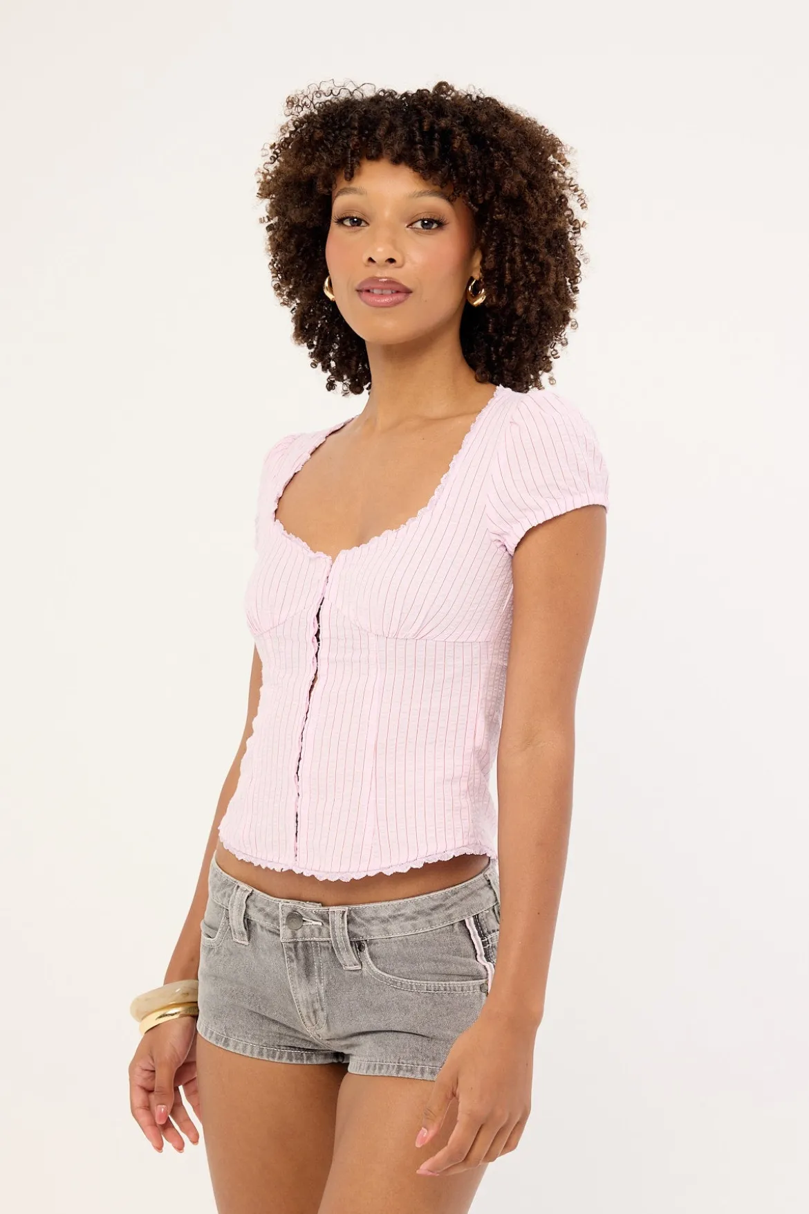 Flip Mommy Low Rise Micro Shorts London Summer/Baby Pink