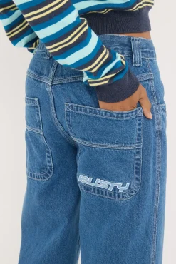 Flip Mommy Low Rise Tapeless Jean Authentic Blue