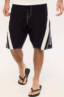 Fluid 2K Pro Boardshort Black/White