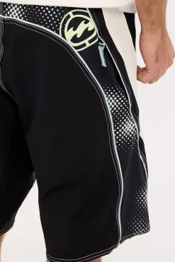 Fluid 2K Pro Boardshort Black/White