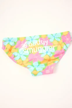 Fluro Flowers Budgy Smuggler Multi