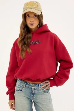 Flying Eye Oversized Hood Red