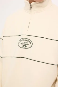 Form Quarter Zip Sweater Ecru