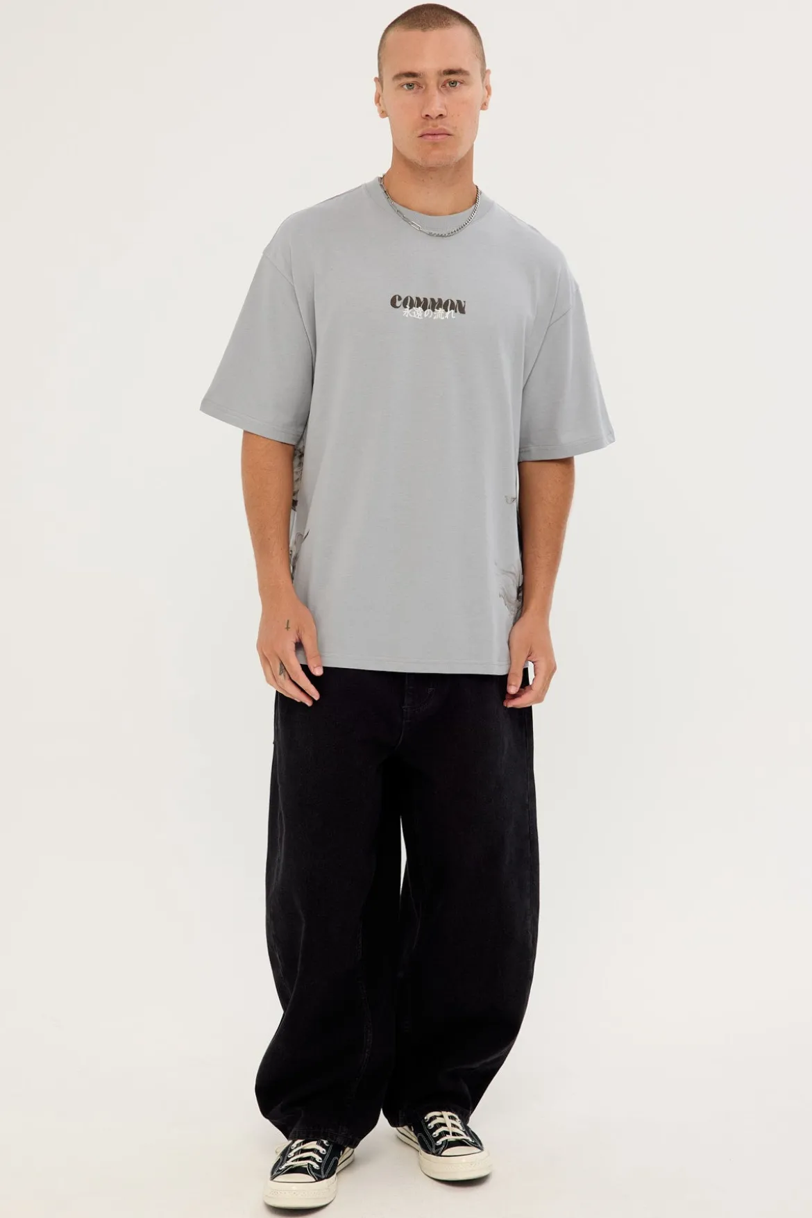Formless Heavyweight Easy Tee Ice Grey