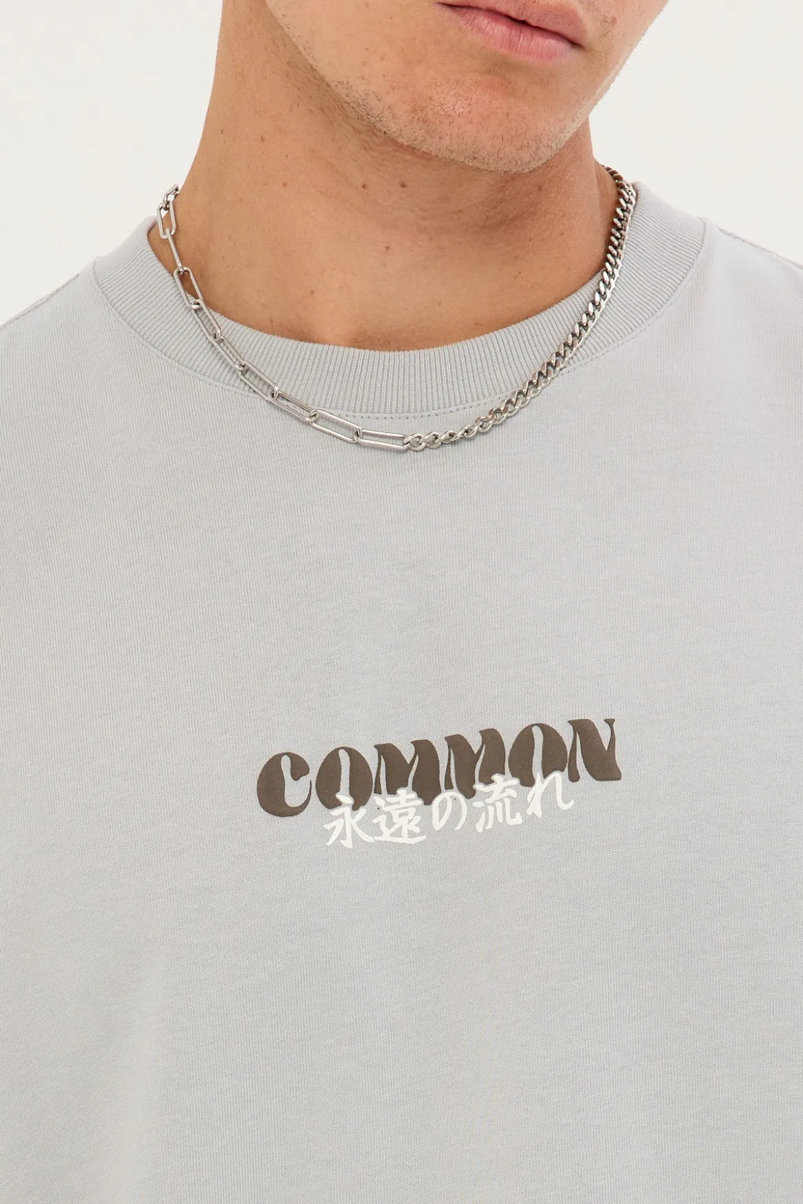 Formless Heavyweight Easy Tee Ice Grey