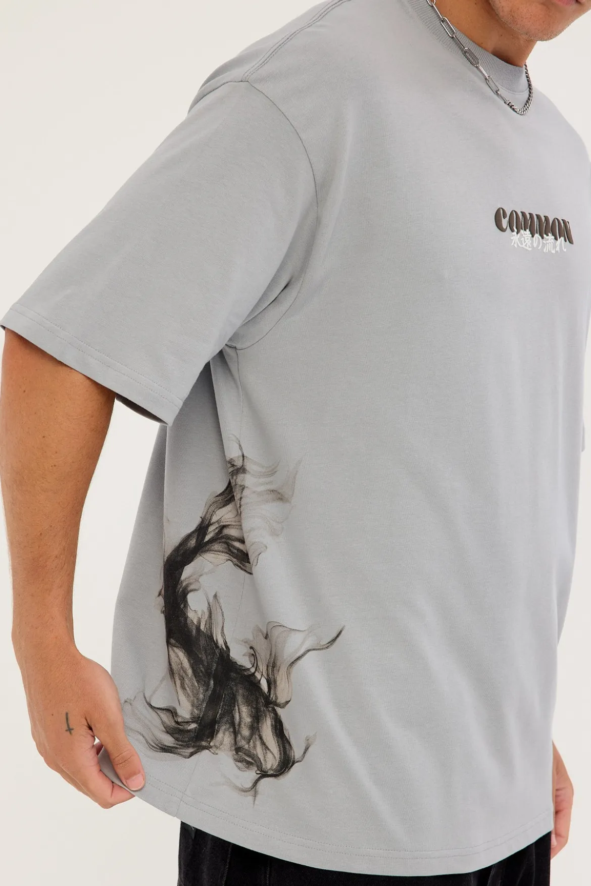 Formless Heavyweight Easy Tee Ice Grey