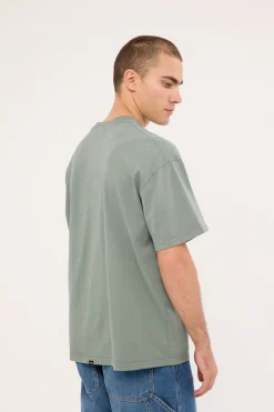 Fortune Favors Embro Box Fit Oversize Tee Scrubs Green