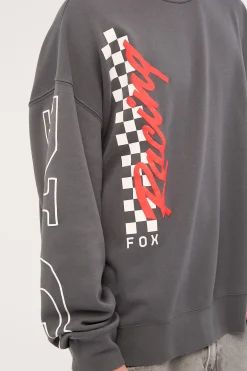 Fox Honda Oversized Fleece Crew Dark Shadow
