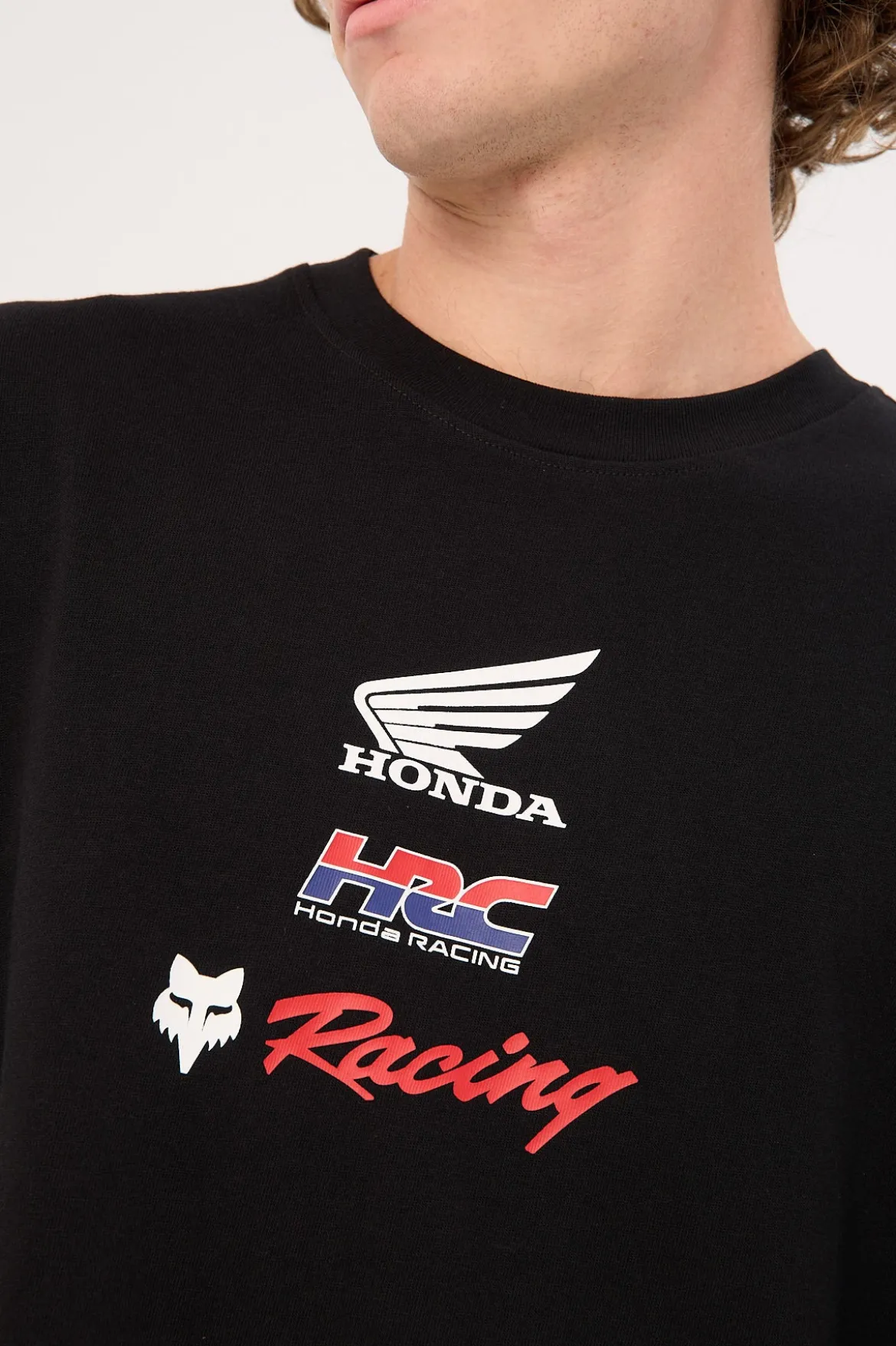 Fox Honda Oversized SS Tee Black